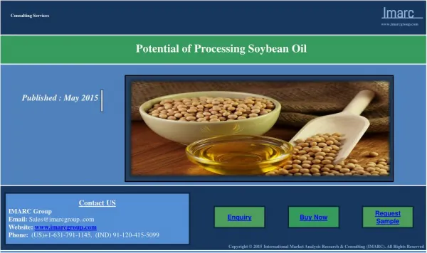 Potential of Processing Soybean Oil