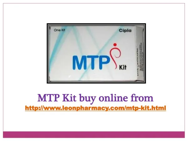 Buy Mtp kit online at affordable prices