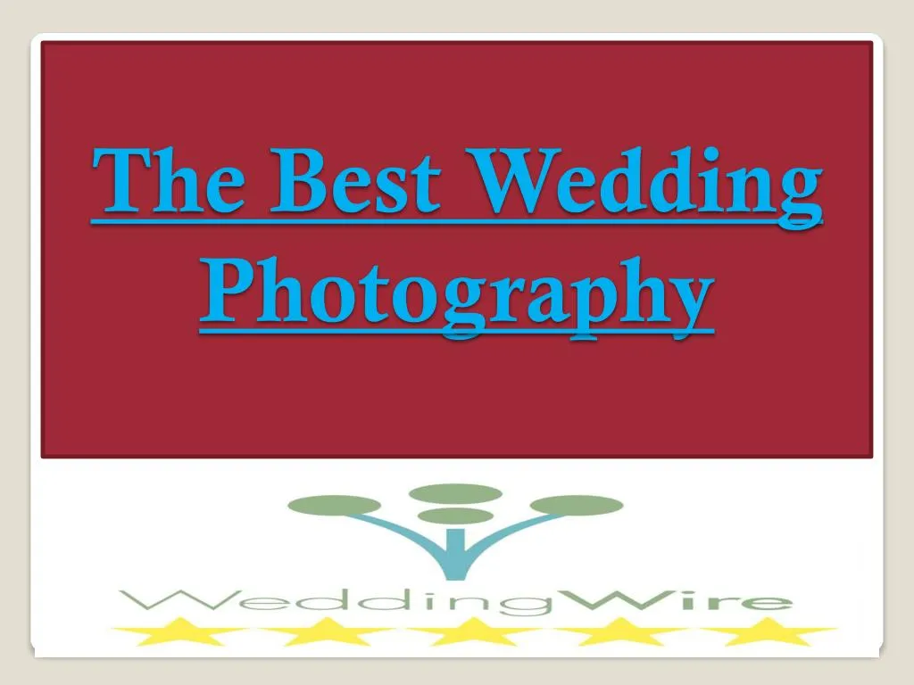 the best wedding photography