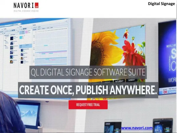 Digital signage software | Digital Signage | Navori Softeare