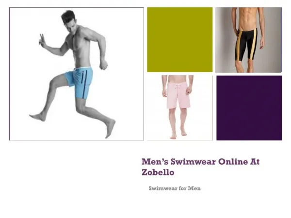Mens Swimwear Online at Zobello