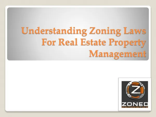 Understanding Zoning Laws For Real Estate Property Managemen