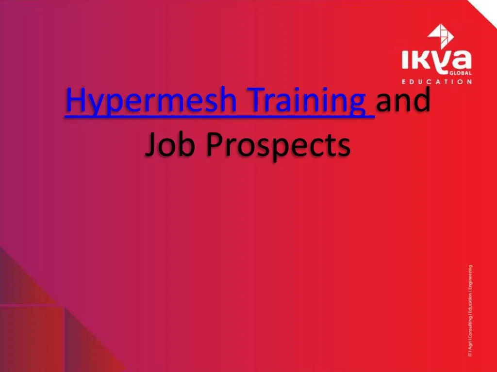 hypermesh training and job prospects