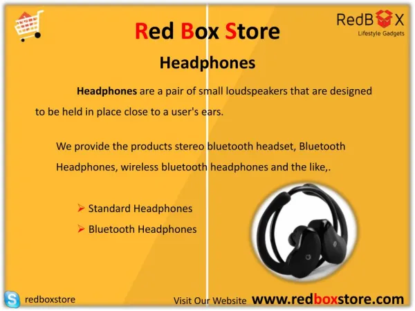 Shop Online for Headphones|RedBoxStore