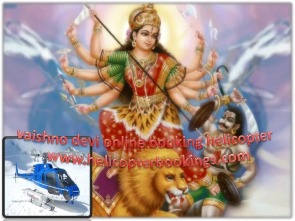 vaishno devi online booking helicopter
