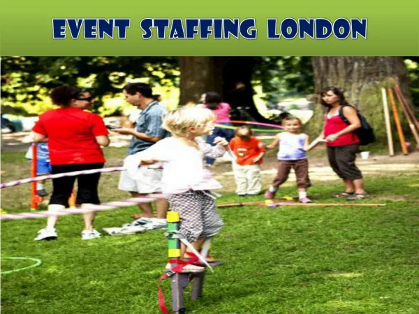 Event staffing London