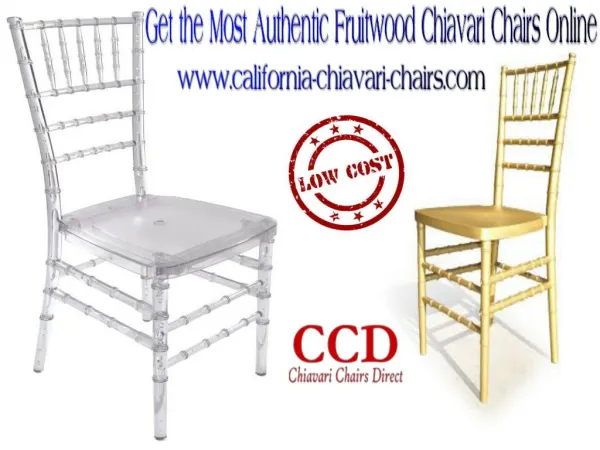 The Most Authentic Fruitwood Chiavari Chairs Online