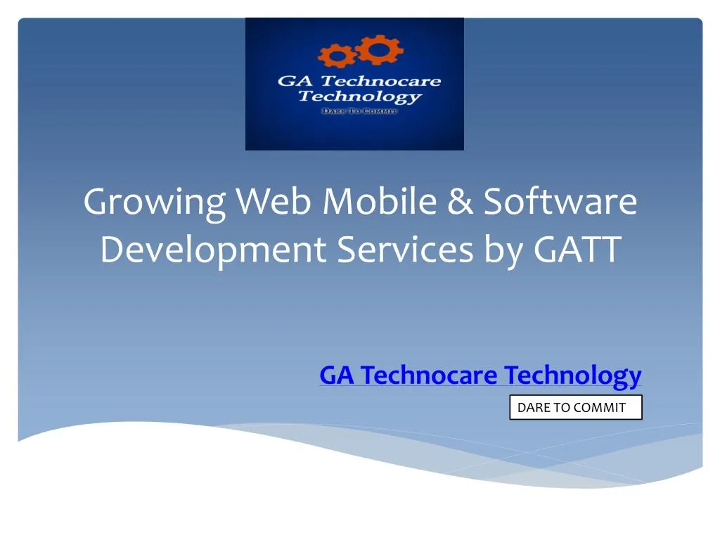growing web mobile software development services by gatt