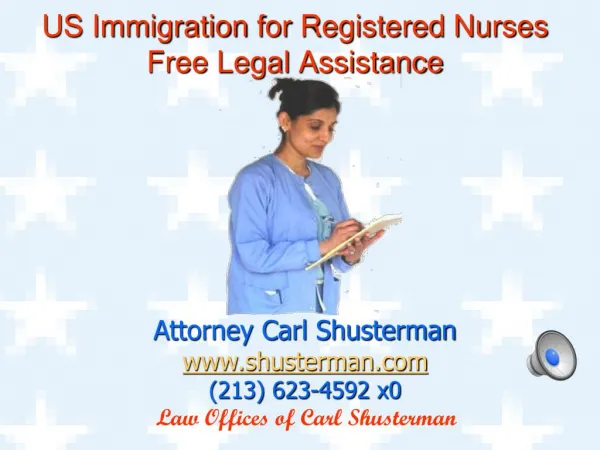 Immigration For Nurses: Free Legal Assistance