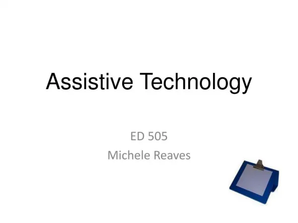 Assistive Technology Assignment Week 2