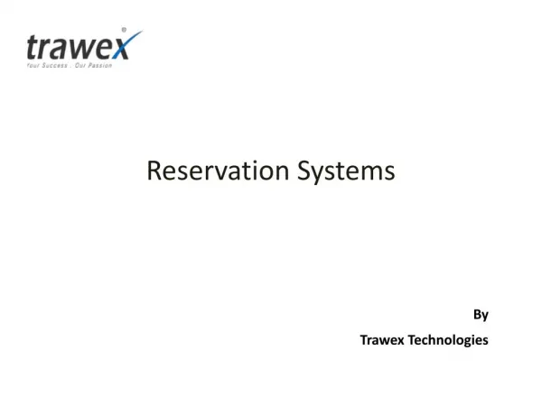 Reservation Systems