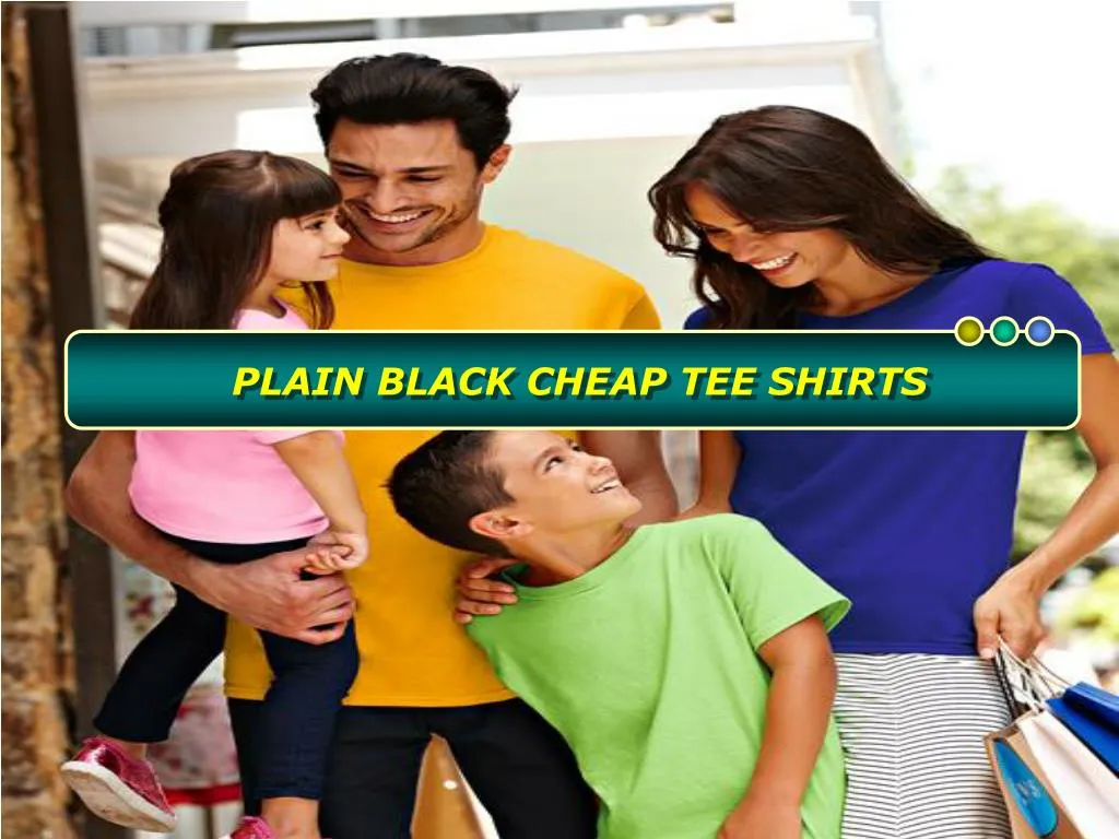plain black cheap tee shirts