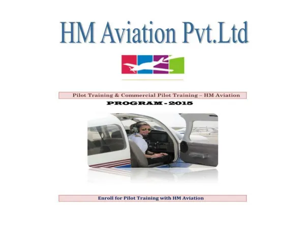 Pilot training,Commercial pilot Training - HM Aviation
