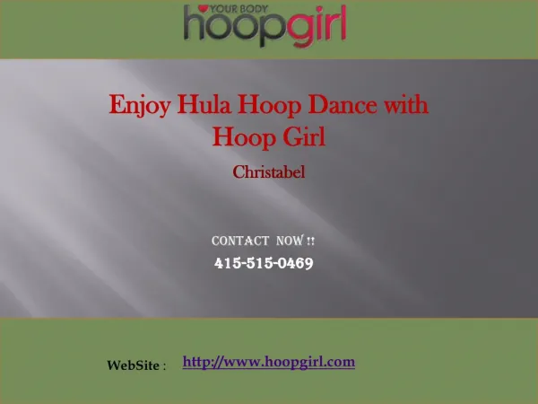Hula Hoop Dance with christabelz zamor