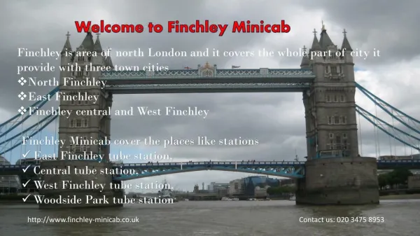 Taxi & Minicab Service in Finchley
