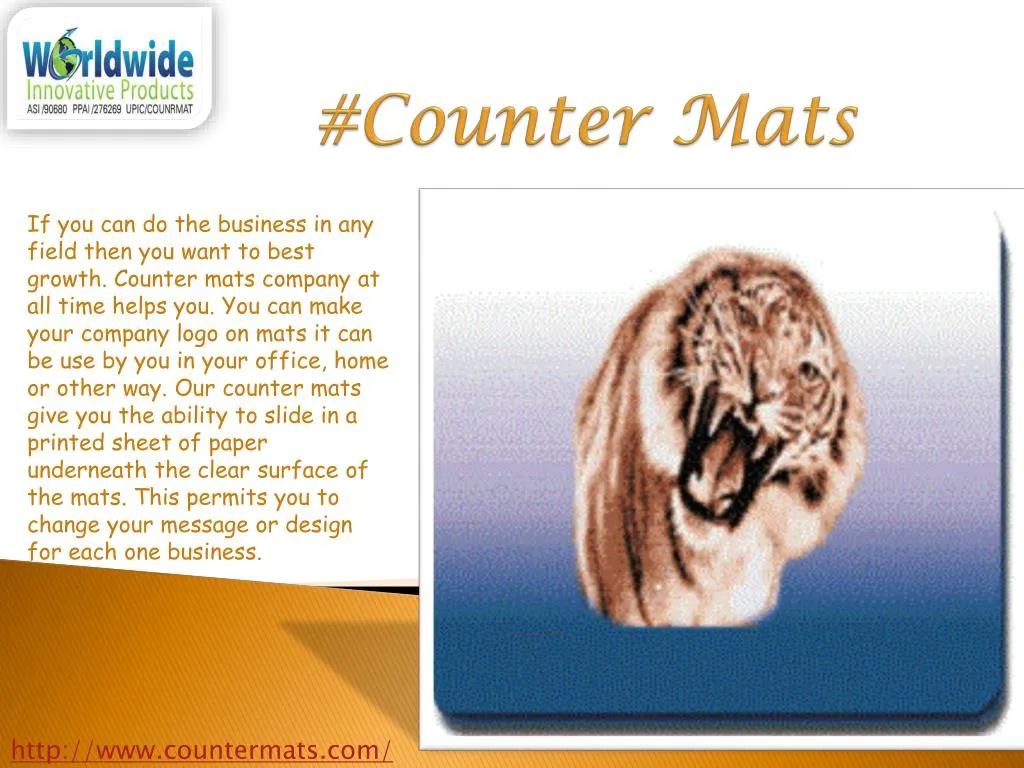 counter mats
