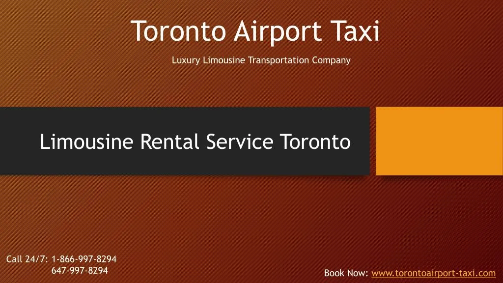 limousine rental service toronto