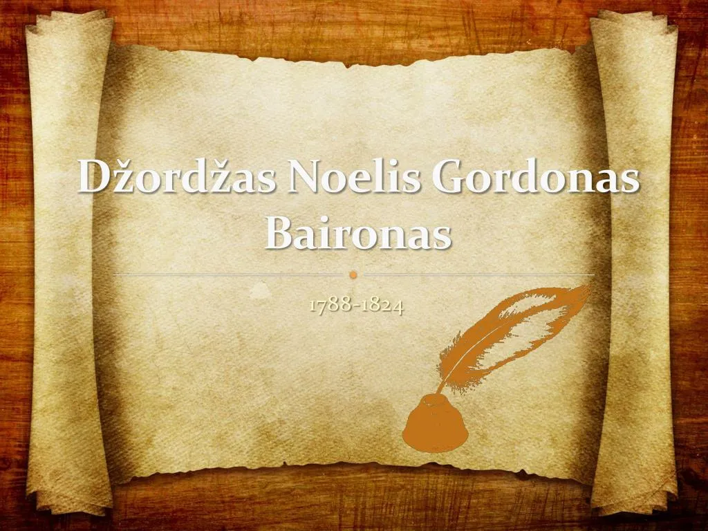 d ord as noelis gordonas baironas