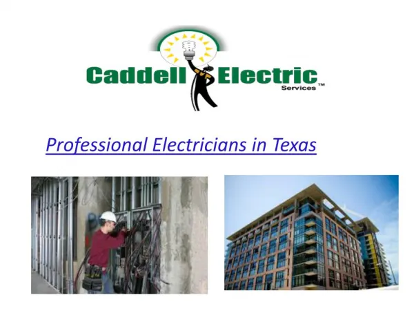 Professional Electricians in Texas