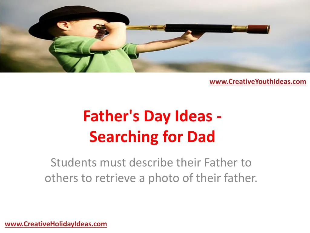 father s day ideas searching for dad
