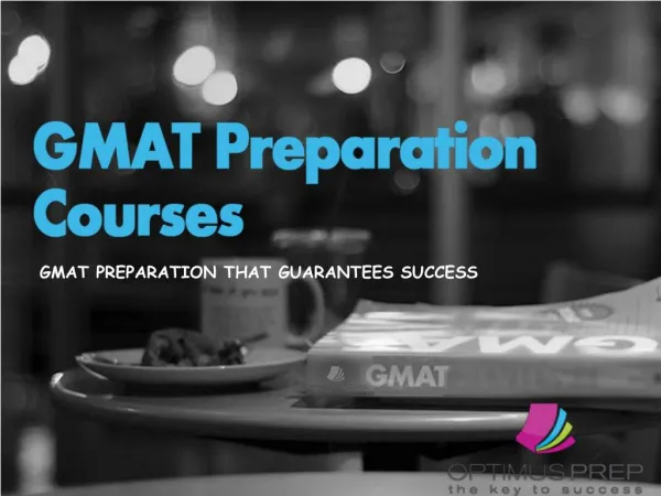 Gmat Preparation Courses