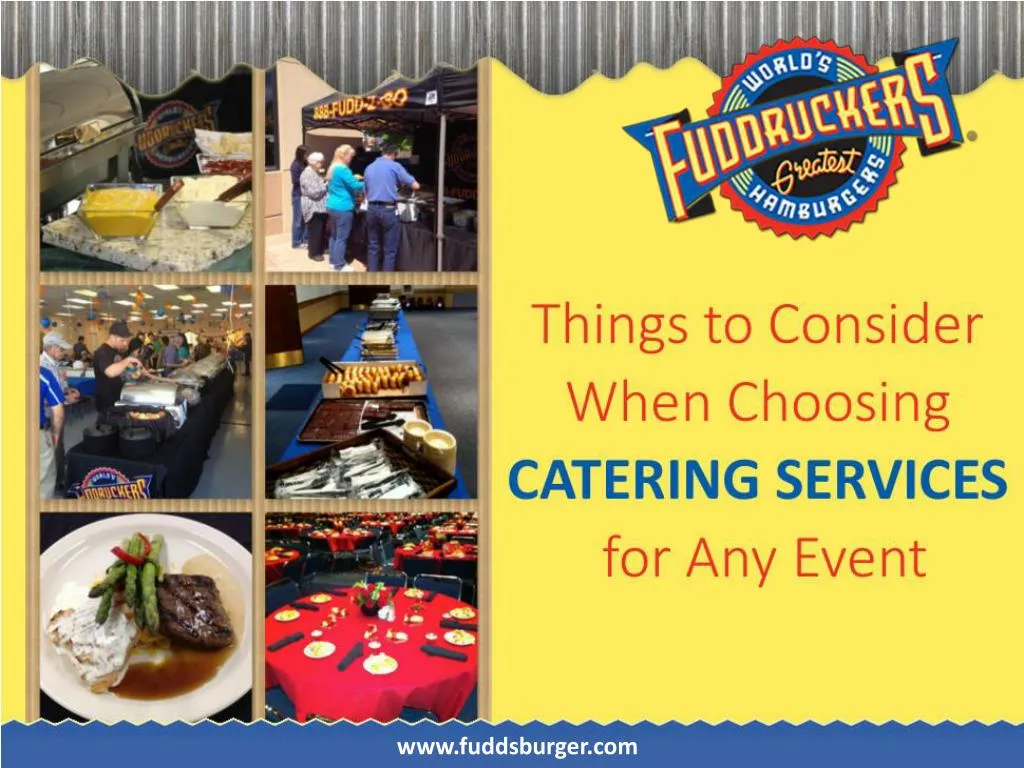 things to consider while choosing catering services for any event