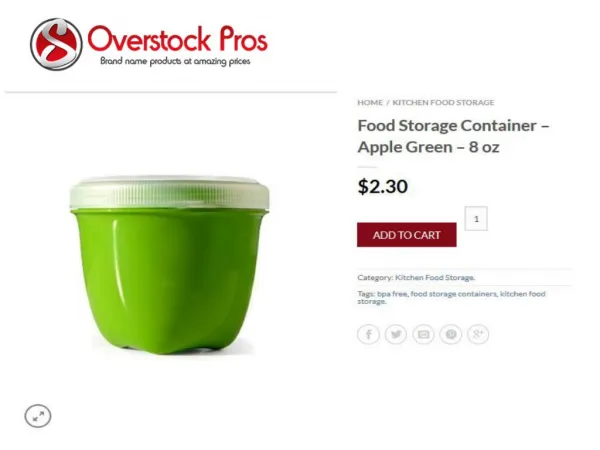 Kitchen Food Storage Online- Overstock Pros