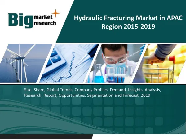 Hydraulic Fracturing Market in APAC Region 2019