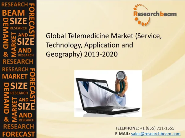 Global Telemedicine Market Size, Share, Trends 2020