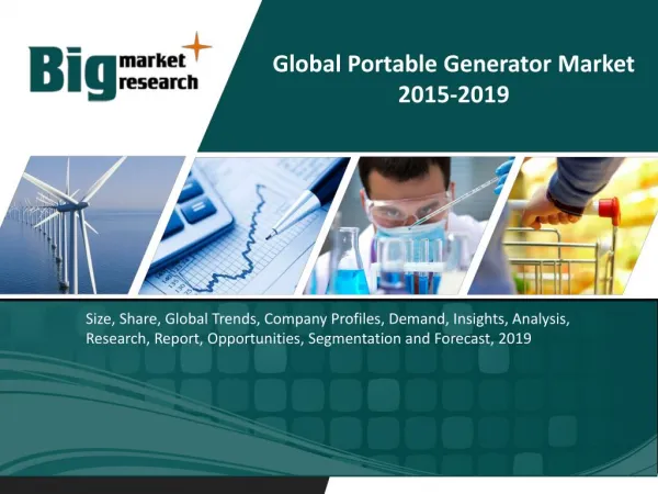 Global Portable Generator Market 2015-2019