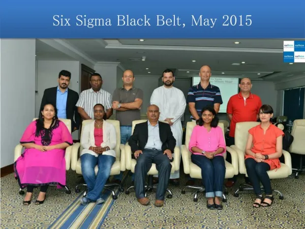 Six Sigma Black Belt, May 2015