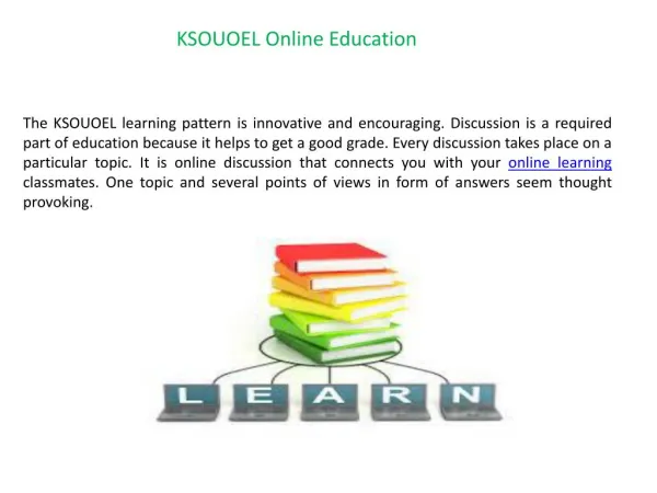 KSOUOEL Online Education