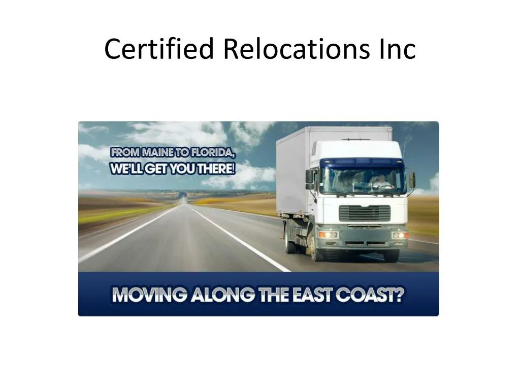 certified relocations inc