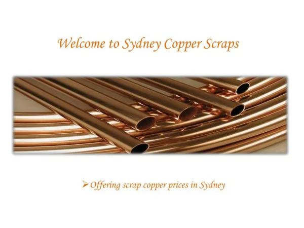 scrap copper prices australia - Sydney copper scraps