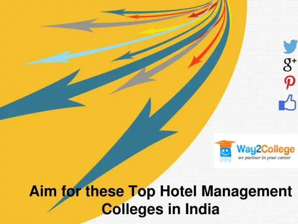 Aim for these Top Hotel Management Colleges in India