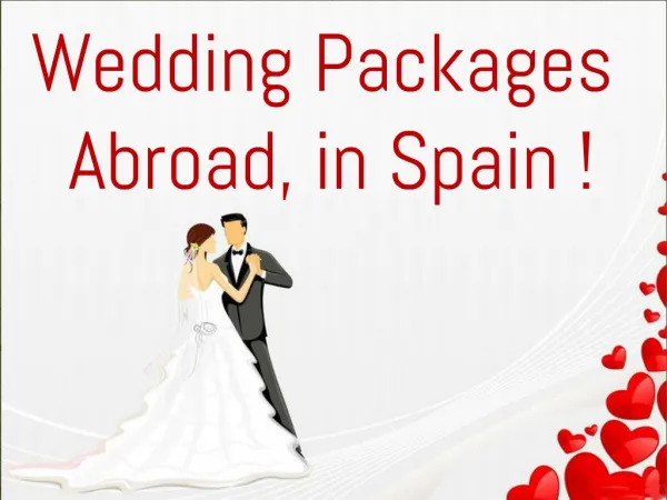 Weddings Abroad Packages | Elopement Packages