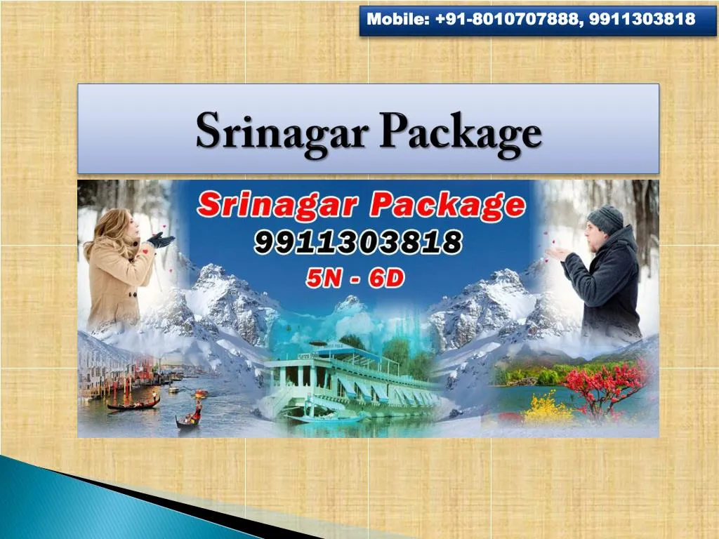 srinagar package