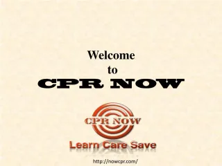 First aid CPR training online - slide 1