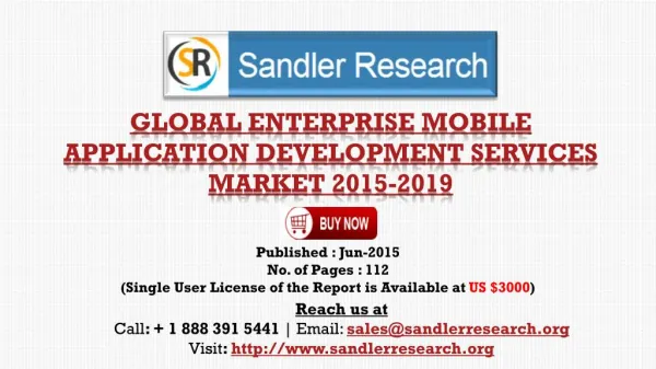 Global Enterprise Mobile Application Development Services Ma