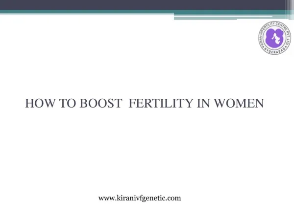 How to Boost Fertility in Women