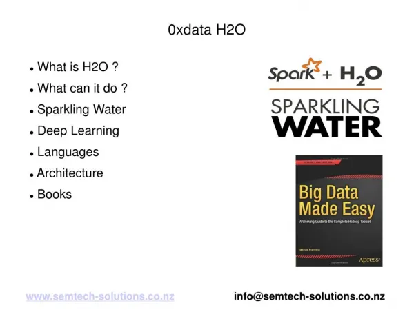 An introduction to 0xData H2O
