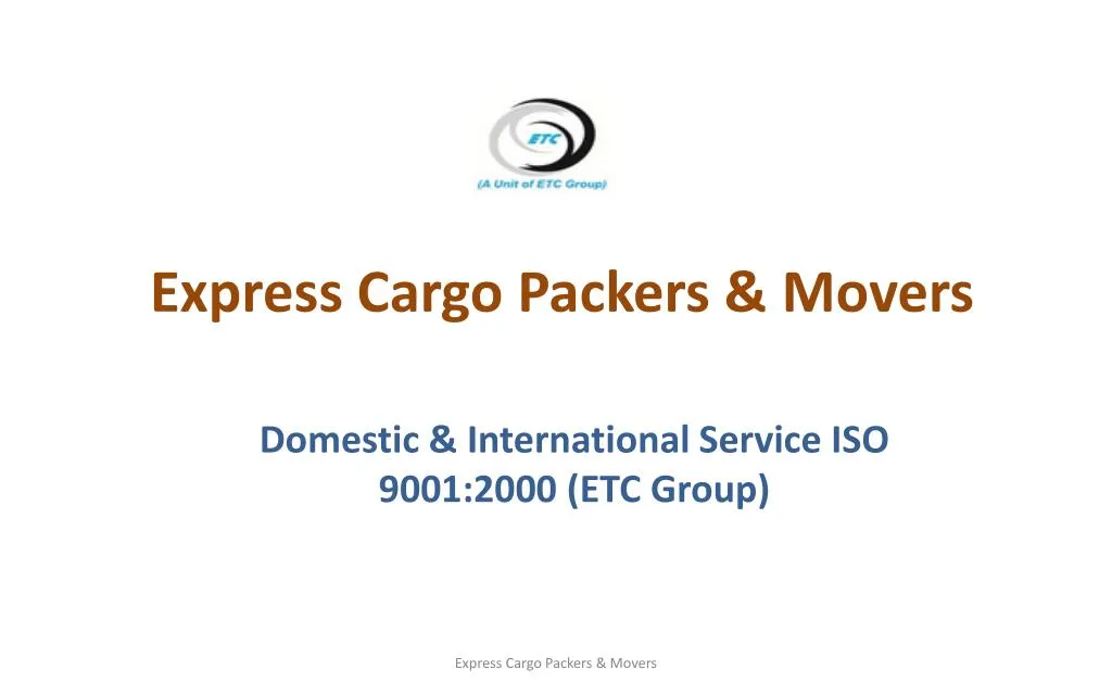 express cargo packers movers