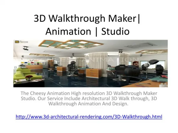 3D Walkthrough Maker| Animation | Studio