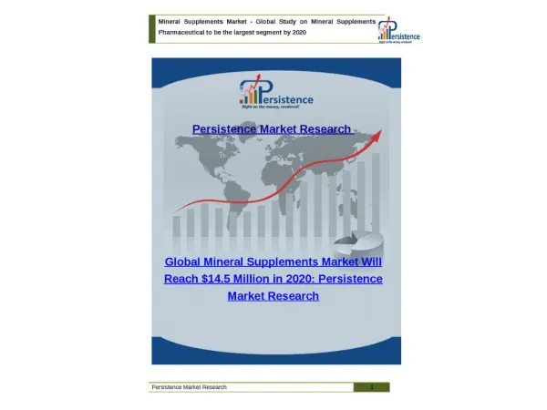Global Mineral Supplements Market to 2020