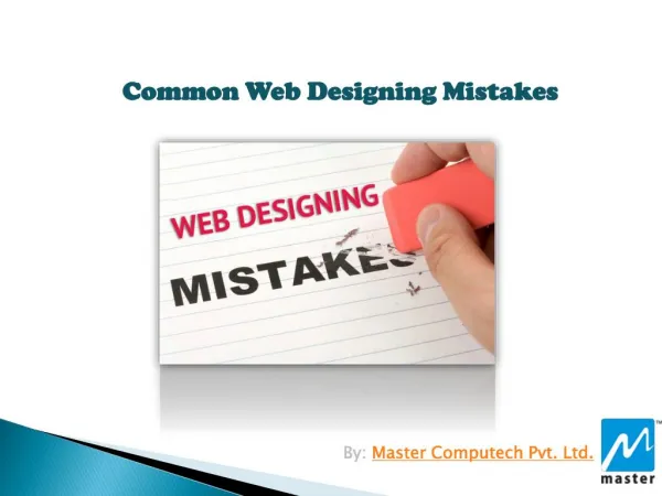 Common Web Designing Mistakes