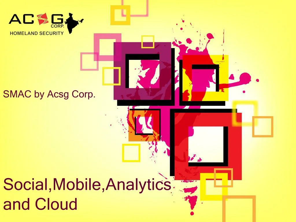 social mobile analytics and cloud