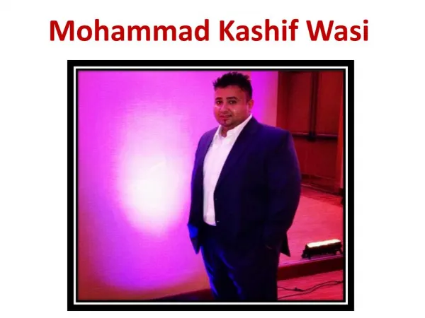 Mohammad Kashif Wasi - SAP Consultant