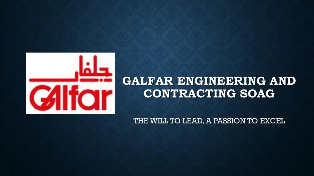 galfar engineering and contracting soag