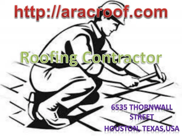 Roofing Contractor, Houston TX