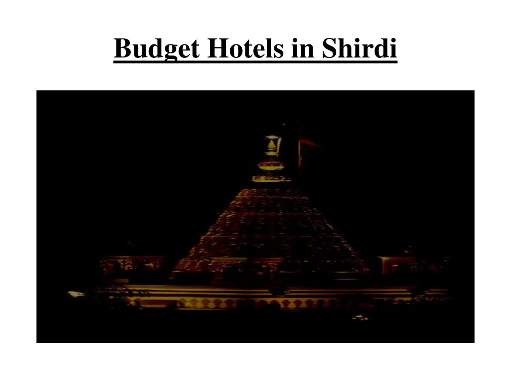 budget hotels in shirdi